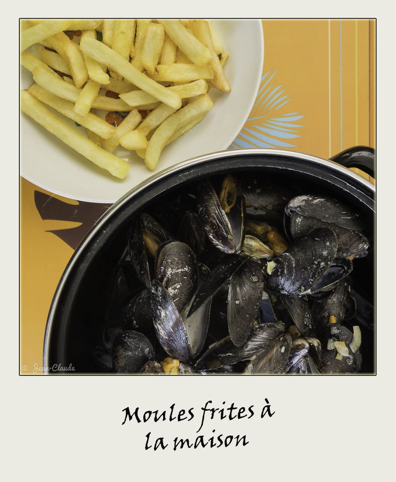 Moules-frites polaroid