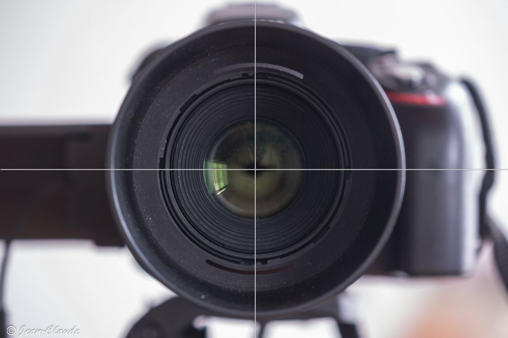Pour un alignement parfait, répétez l’étape 3 jusqu’à ce que vous soyez satisfait. Ici l'objectif est centré.