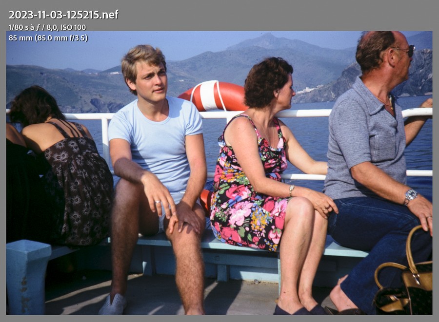 Voici un exemple d'une diapositive numérisée selon ce principe - L'image est recadrée et développée (réglage de base)