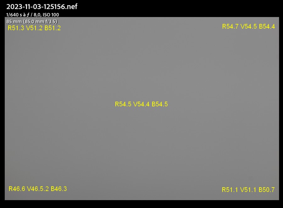 Contrôle des écarts colorimétriques sur Lightroom