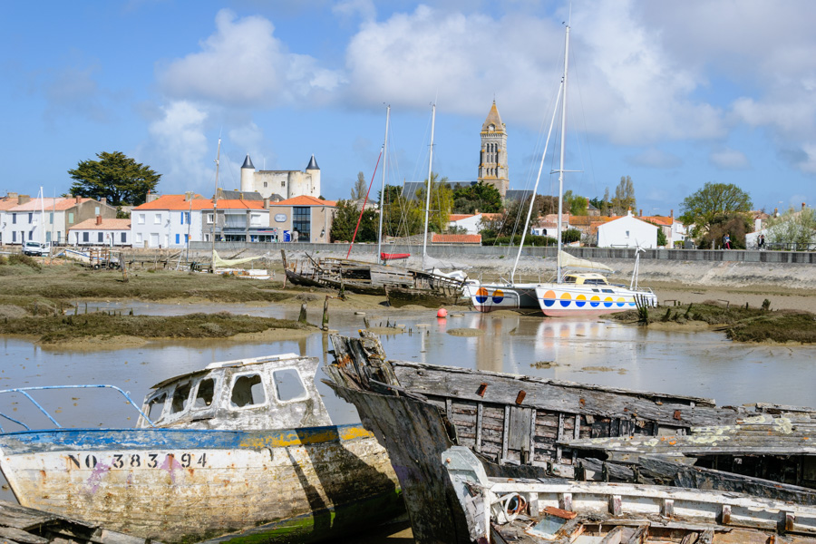 Le cimetière de bateaux, Noirmoutier-en-l'Ile