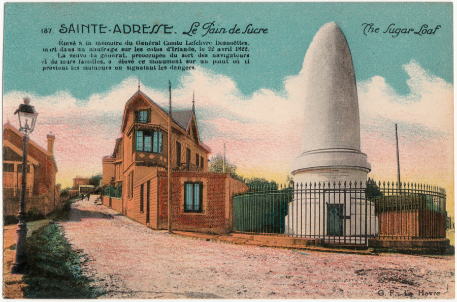 Carte postale ancinne 187. SAINTE-ADRESSE. Le pain de Sucre (the sugar loaf)