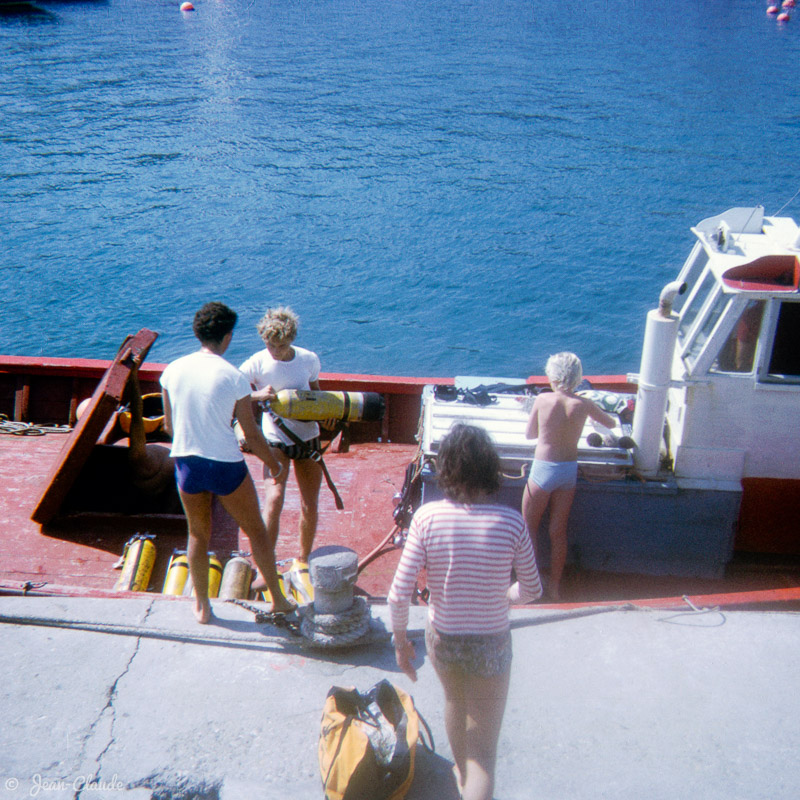 Stage de plongée sous-marine à Banyuls-sur-Mer, 1972