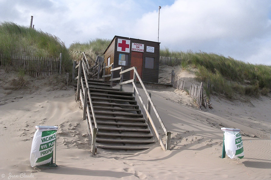 Poste de secours aux Ecardines en 2008 – Oye-Plage