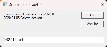 Boite de dialogue du VB script