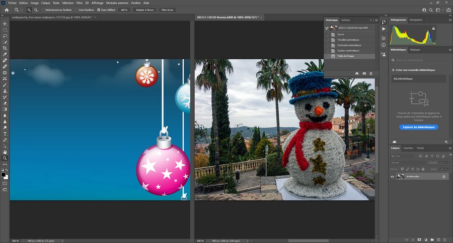 Ouvrir les images - Photoshop