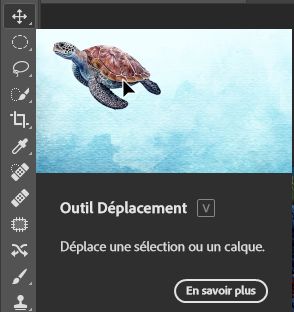 Photoshop - outil Déplacement