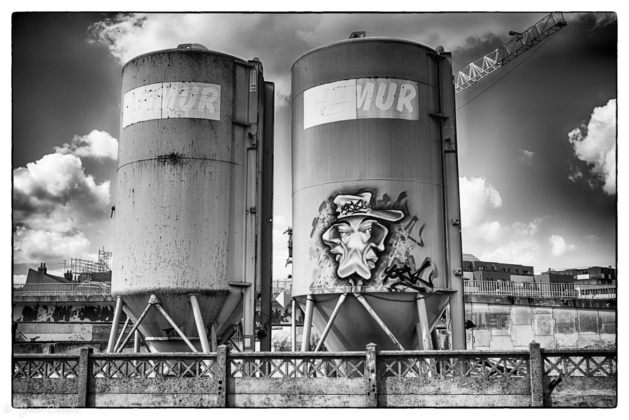 Silo de stockage de sable - Comptoir Matériaux de St André