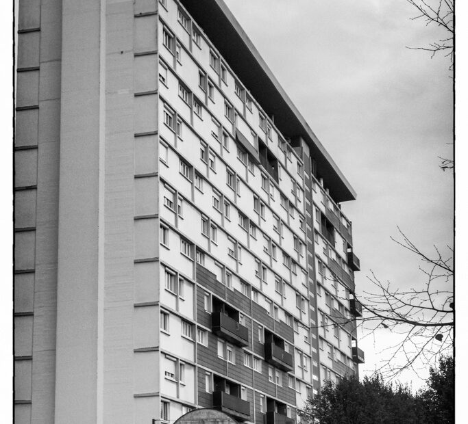 Les Peupliers vus du square Schuman - La Madeleine (59110, Nord)