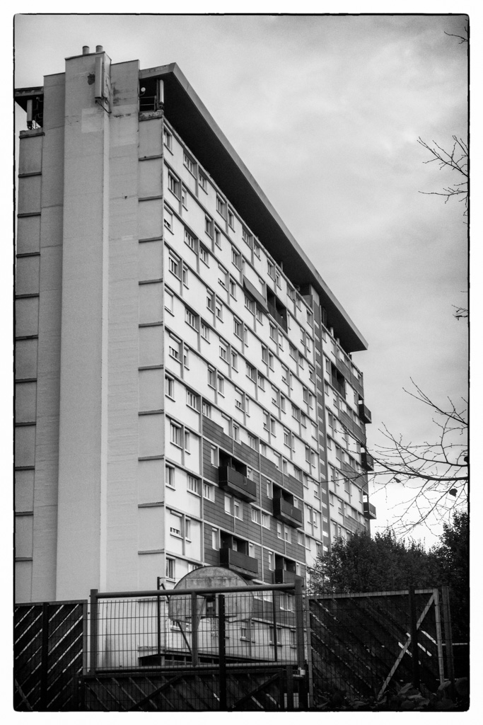 Les Peupliers vus du square Schuman - La Madeleine (59110, Nord)