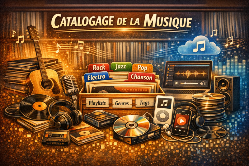 Catalogage de la musique - Image IA