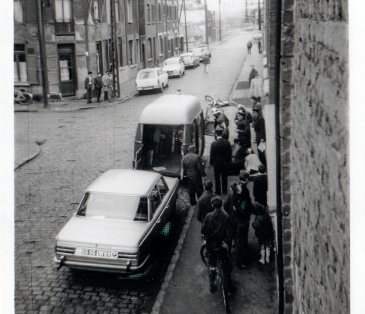 Accident de la circulation dans la rue des Gantois, La Madeleine (1965)