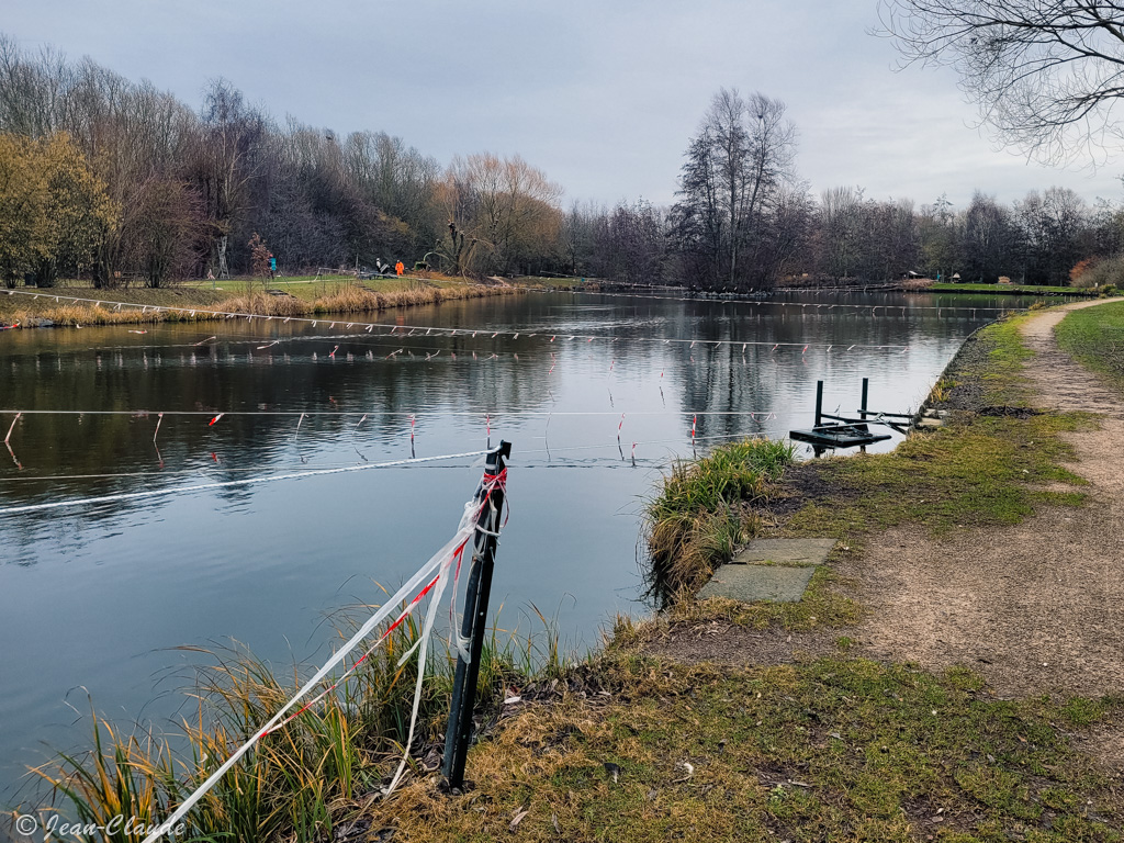 L'étang de Marquette en hiver