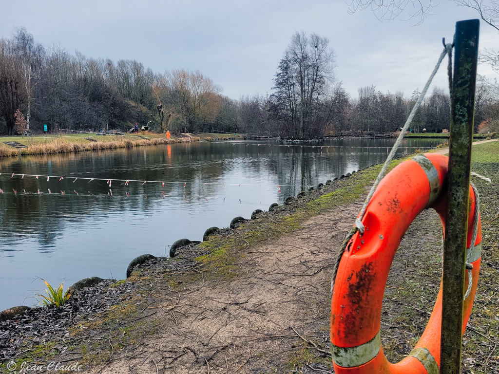 L'étang de Marquette en hiver